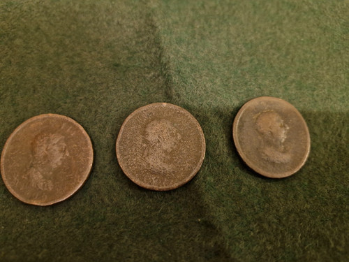 Georgian one penny - , x3