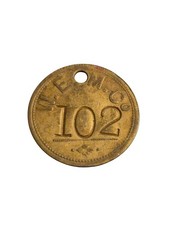 Antique 1800s W.E.M. Co Coal