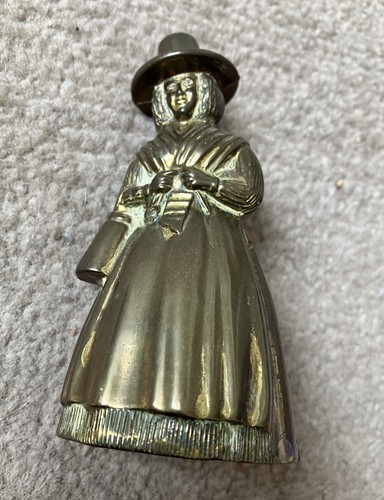 Vintage brass welsh lady - vintage,