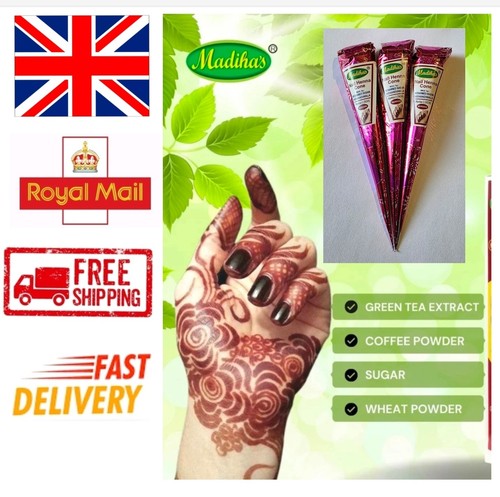 Madiha nail henna - red, 3