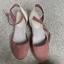 M&S burnt orange Espadrille