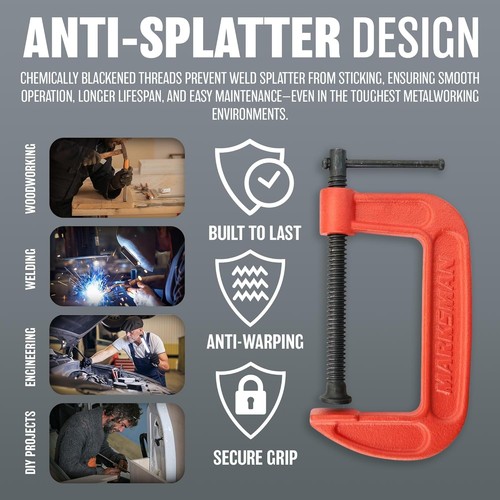 Heavy duty clamp iron - heavy,