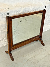 Antique Mahogany Dressing Table Mirror – Edwardian Swing Vanity Mirror