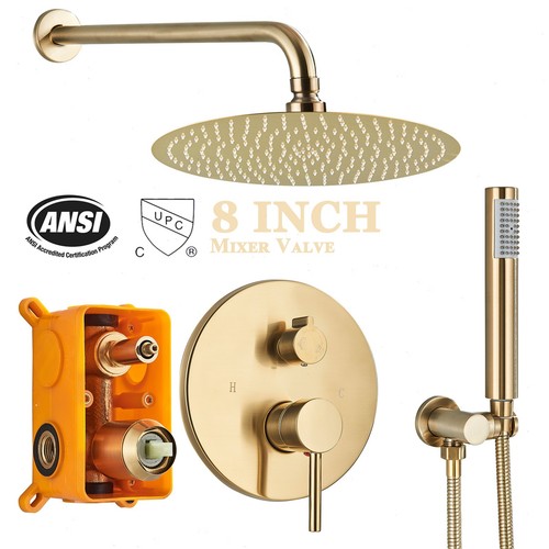 Brushed gold concealed - brushed,