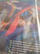 Unicorn Pop Up Bed Tent for