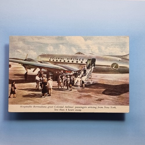 Commercial aircraft postcard - commercial,
