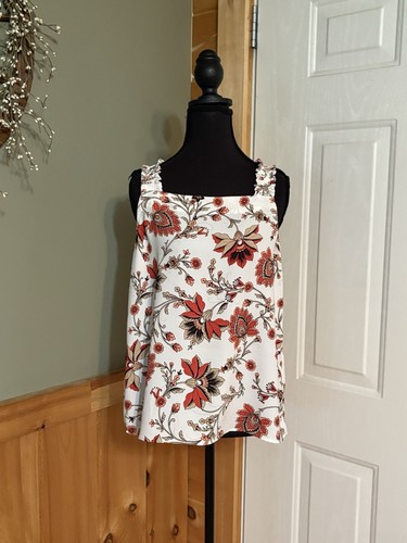 Loft red boxy tank top - red,