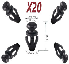 20 FORD MONDEO MK2 MK3 MK4 DOOR SEAL SILL SEALING STRIP CLIPS LOWER WEATHERSTRIP