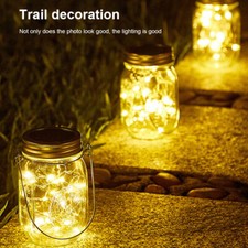 1-6X LED Mason Jar Solar