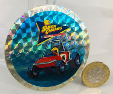 Sticker C Super Champs Smiths Crisps Car Rare Vintage ra
