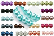 Pearl Beads Glass Round Buy Any 6 Pay For 3 200x4mm 100x6mm 50x8mm 25x10mm