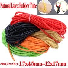 1.7mm-12mm Natural Elastic Latex Rubber Band Tube For Hunting Slingshot Catapult