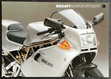 DUCATI SUPERSPORT 900FE Motorcycle Sales Spec Leaflet c1998 #D0148 Multi Lingual