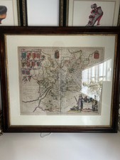 Large Antique Map Of