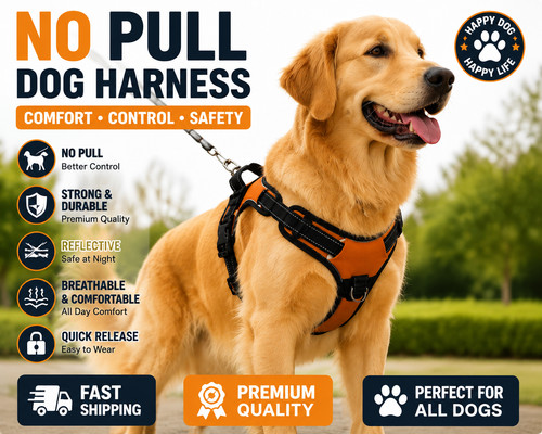Pull dog pet harness - pull,
