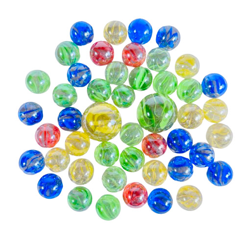 Glass marbles eight vein cat - marbles,