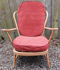 MCM low Back Ercol 477 Chair Blonde