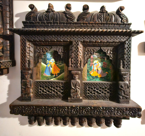 Vintage hand carved - carved, indian