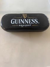 Guinness - Boxed gents black and silver watch - Untested