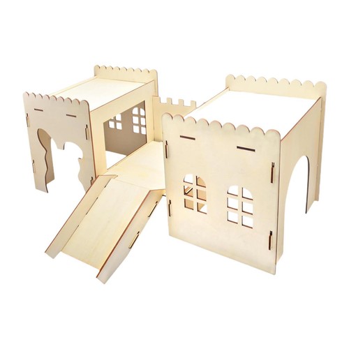 Wooden rabbit hideaway - rabbit,
