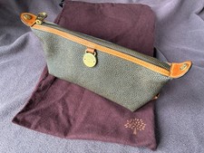 Mulberry classic toiletry clutch bag, new, 25cm x 13cm, in original bag