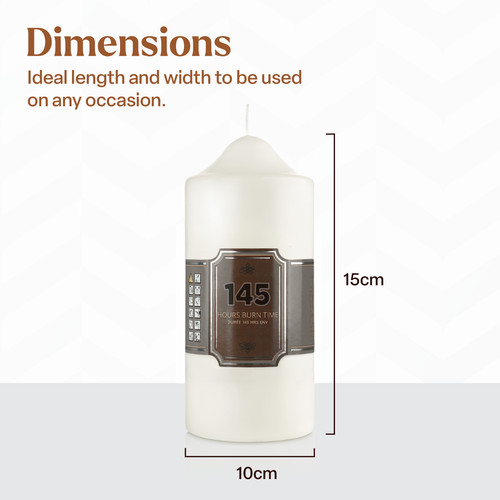 Unscented church pillar - unscented,