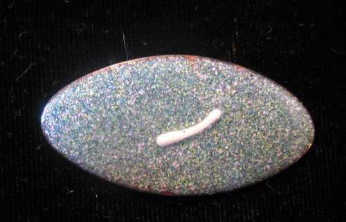 Vintage long oval - long, enamel