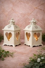 10” Cream Heart Tealight