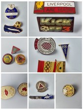 15x Vintage Enamel Pin Badges