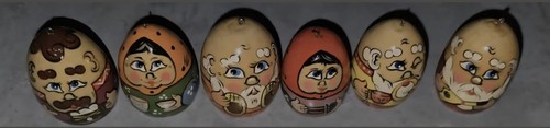 Vtg russian wooden ornaments - ornaments, 6