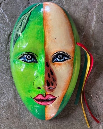 Hand made painted - painted, ceramic