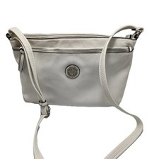 Marina Galanti White Faux Leather Shoulder Bag Strap Wedding Bridal Handbag