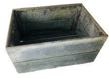 Storage Wood Crate Grey Grubby Old Rustic Vintage ra
