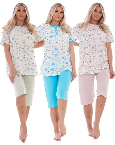 Plus size capri pyjama set - plus,