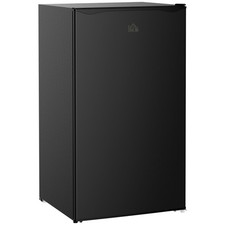 HOMCOM 91 Litre Freestanding Under Counter Fridge Freezer, Small Fridge with Chi