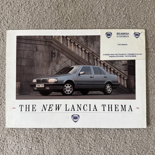 1988 lancia thema launch - 1988, uk