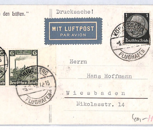Zeppelin art postcard - zeppelin,