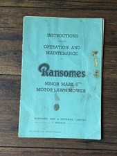 Vintage RANSOMES Minor Mk 6