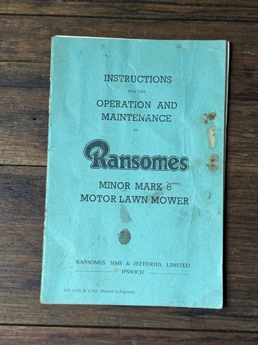 Vintage ransomes minor 6 - ransomes,