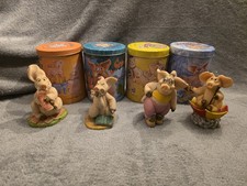 Boxed Tin VGC Piggin Pig Lottery, Scared, Fashion And Weather