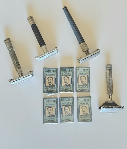 Vintage gillette safety - vintage,