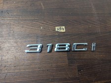 BMW E36 318i REAR BADGE EMBLEM LOGO CHROME Original 