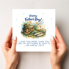 Fishing Father's Day Card -