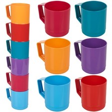 6 Set 260ml Plastic Mug