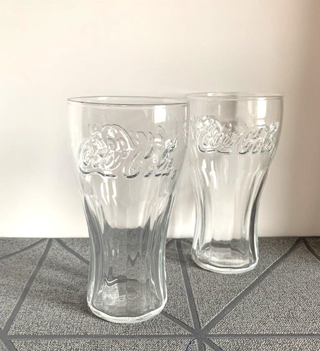 Coca cola glasses clear 16oz - glasses, x