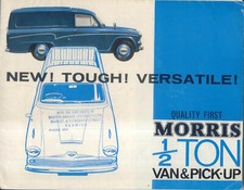 Morris Half Ton Van & Pick Up