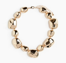BNWT: Short statement chunky collar necklace from H&M: Colour:  GOLDEN