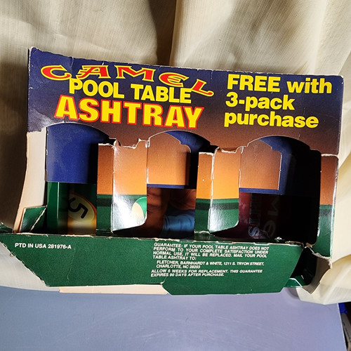 Joe camel lights ash - ash, tray
