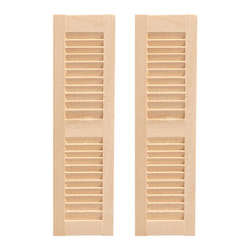 Khaki wooden mini shutters - mini,