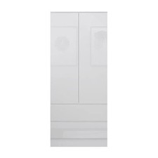 White Gloss 2 Door Combination